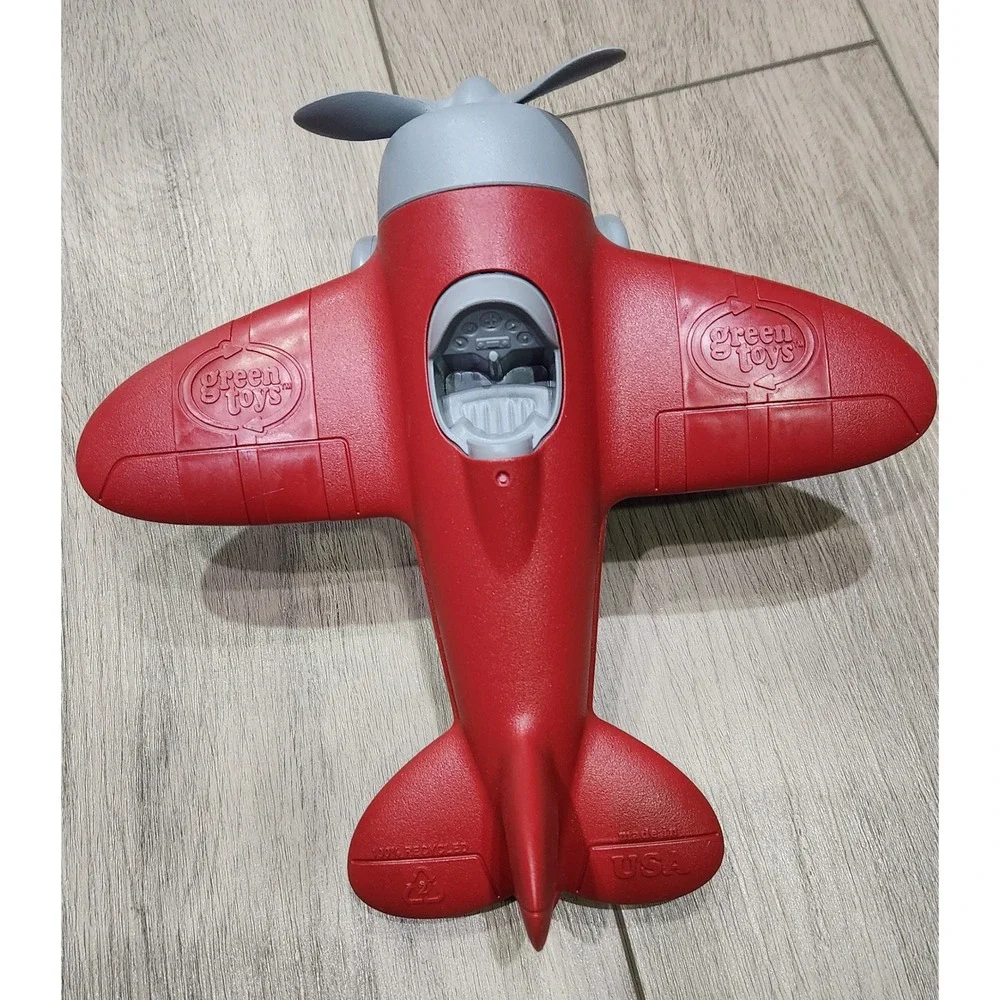 Green Toys Airplane & Seacopter Set Kids Toy 100% Recycled‎ Plastic Made in USA
